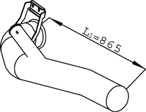 Uitlaatpijp Dinex 68762