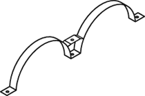 Uitlaatklem Dinex 68806