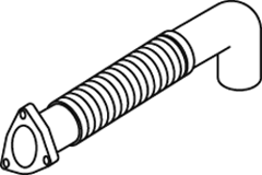 Uitlaatpijp Dinex 69102