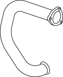 Uitlaatpijp Dinex 69120