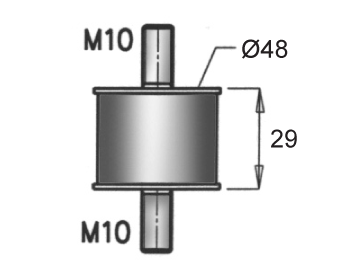 Ophangrubber Dinex 69817