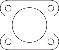 Uitlaatpakking Dinex 72902