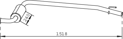 Middendemper Dinex 73329