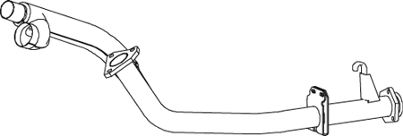 Uitlaatpijp Dinex 74113
