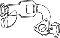 Uitlaatpijp Dinex 74122