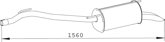 Achterdemper Dinex 74330