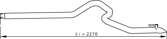 Uitlaatpijp Dinex 74624