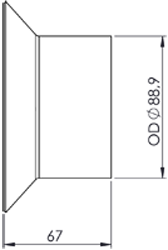Uitlaat montageset Dinex 78192