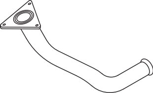 Uitlaatpijp Dinex 80117