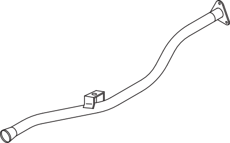 Uitlaatpijp Dinex 80118