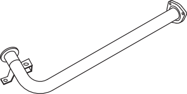 Uitlaatpijp Dinex 80125