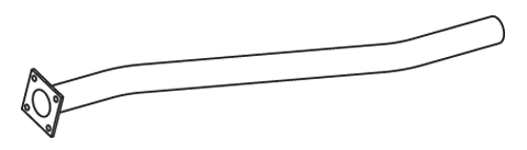 Uitlaatpijp Dinex 80145