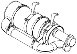 Achterdemper Dinex 80431