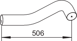 Uitlaatpijp Dinex 80735