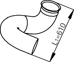 Uitlaatpijp Dinex 81138