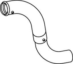 Uitlaatpijp Dinex 81222