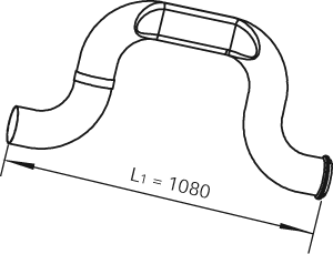 Uitlaatpijp Dinex 81686