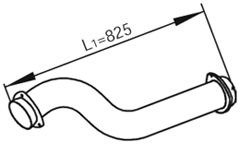 Uitlaatpijp Dinex 82165