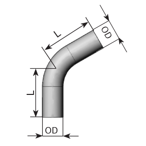 Uitlaatpijp, universeel Dinex 92465