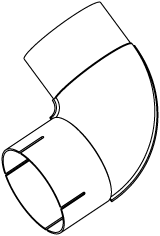 Uitlaatpijp, universeel Dinex 96110