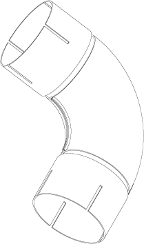 Uitlaatpijp, universeel Dinex 96390