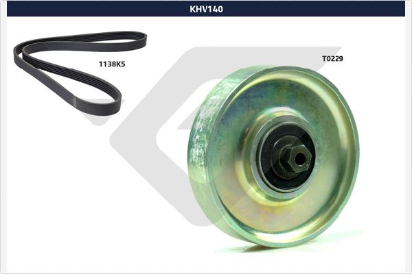 Poly V-riemen kit Hutchinson KHV 140