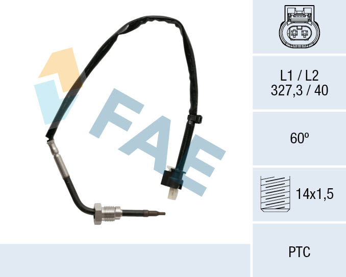 Sensor uitlaatgastemperatuur FAE 68027