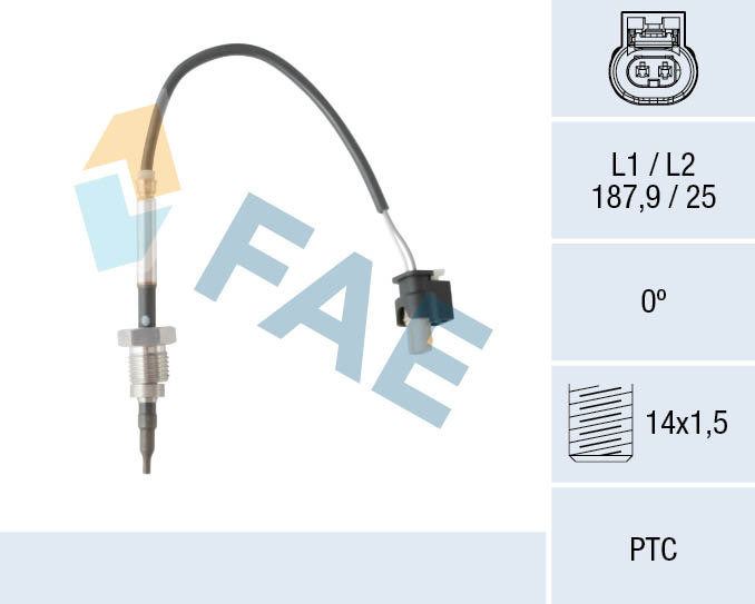 Sensor uitlaatgastemperatuur FAE 68052
