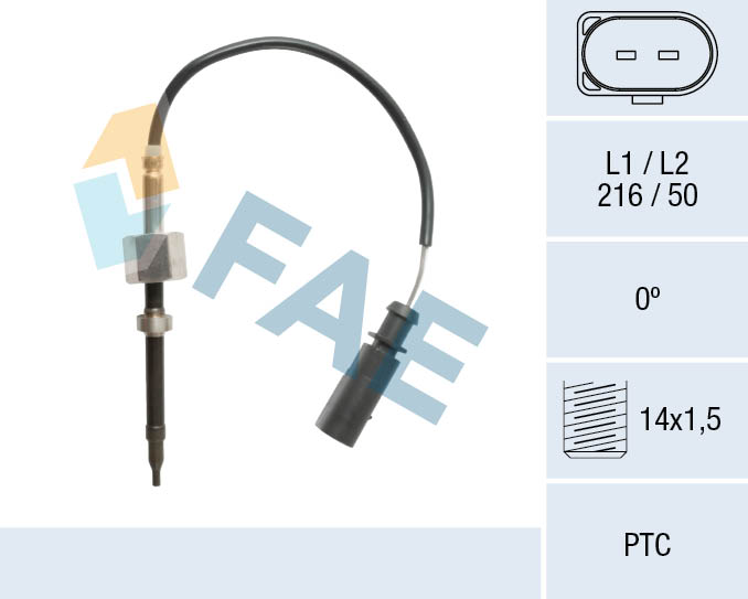 Sensor, uitlaatgastemperatuur FAE 68105