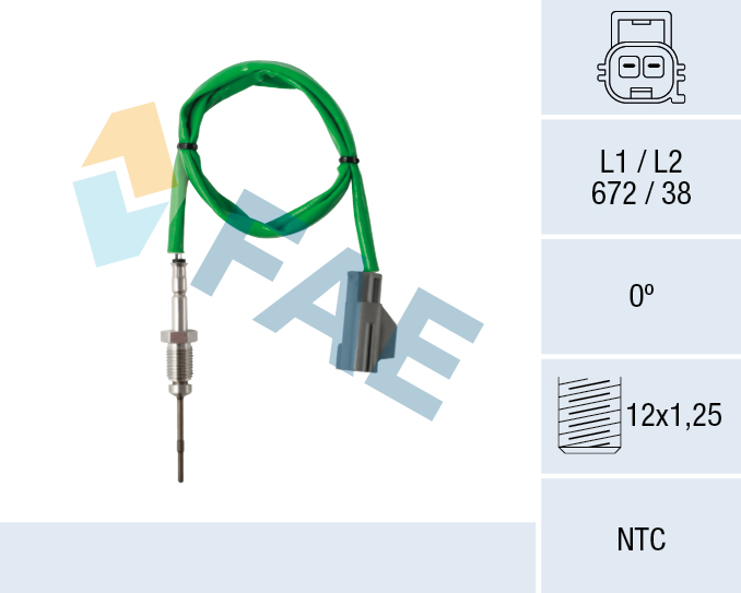 Sensor, uitlaatgastemperatuur FAE 68627