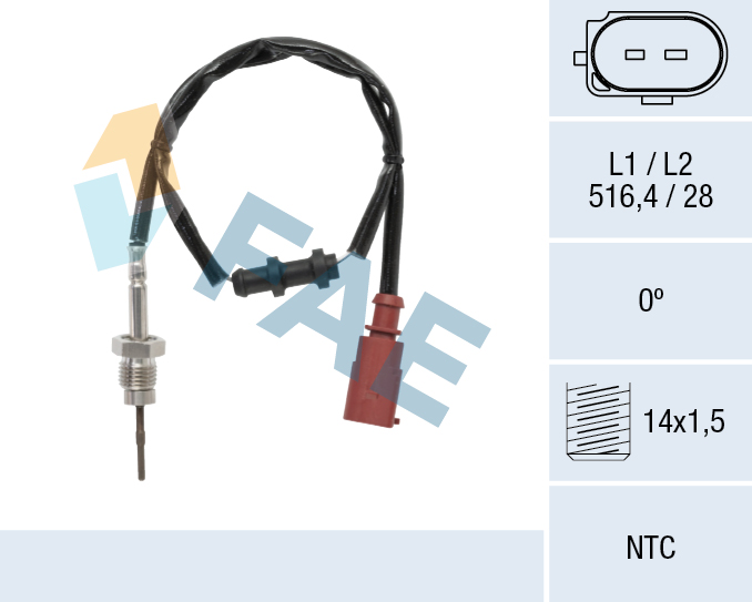 Sensor, uitlaatgastemperatuur FAE 68632