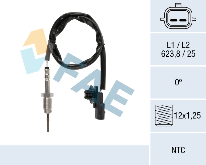 Sensor, uitlaatgastemperatuur FAE 68634