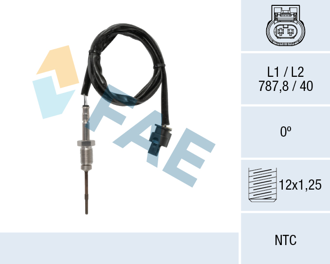 Sensor, uitlaatgastemperatuur FAE 68640