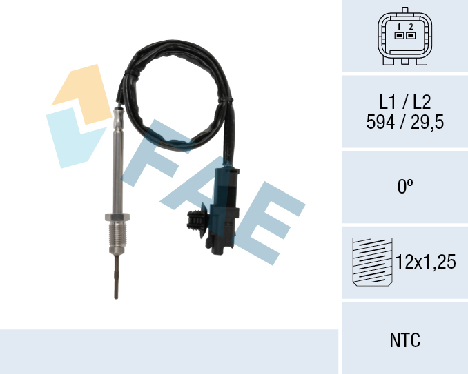 Sensor, uitlaatgastemperatuur FAE 68641