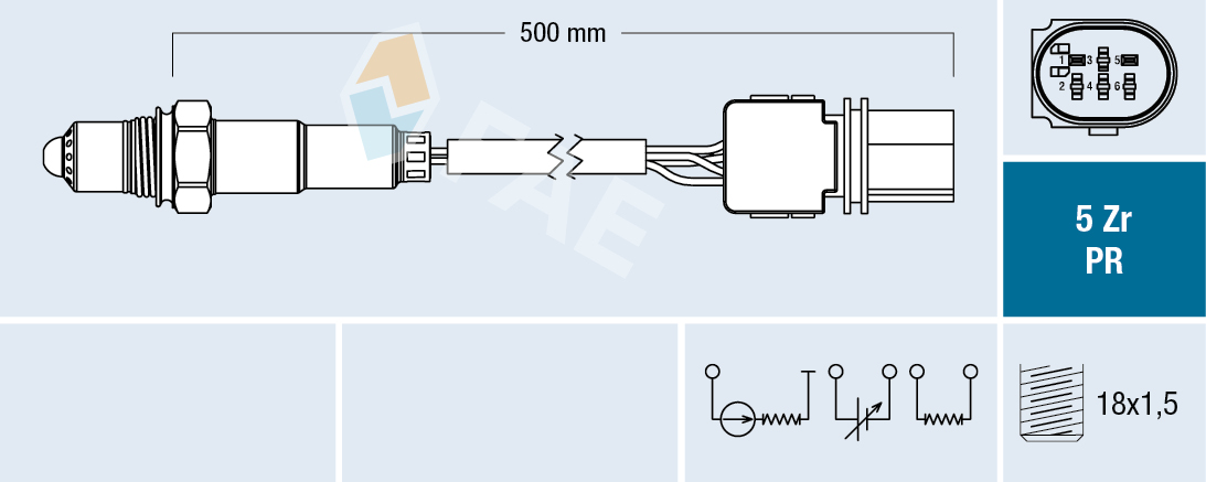 Lambda-sonde FAE 75087