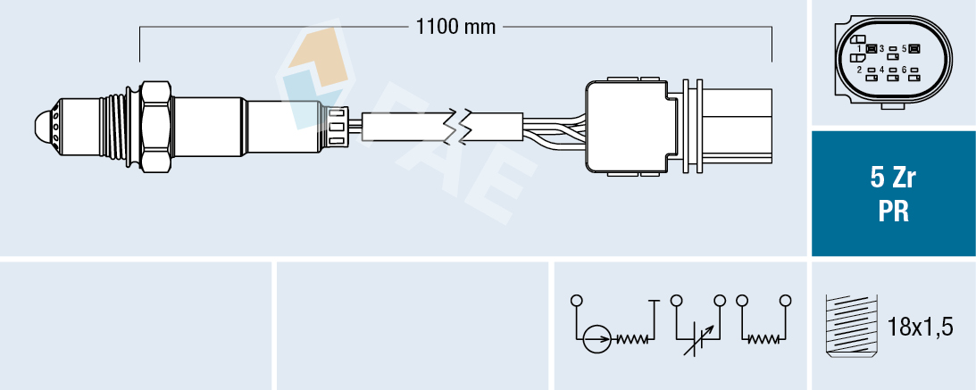 Lambda-sonde FAE 75100