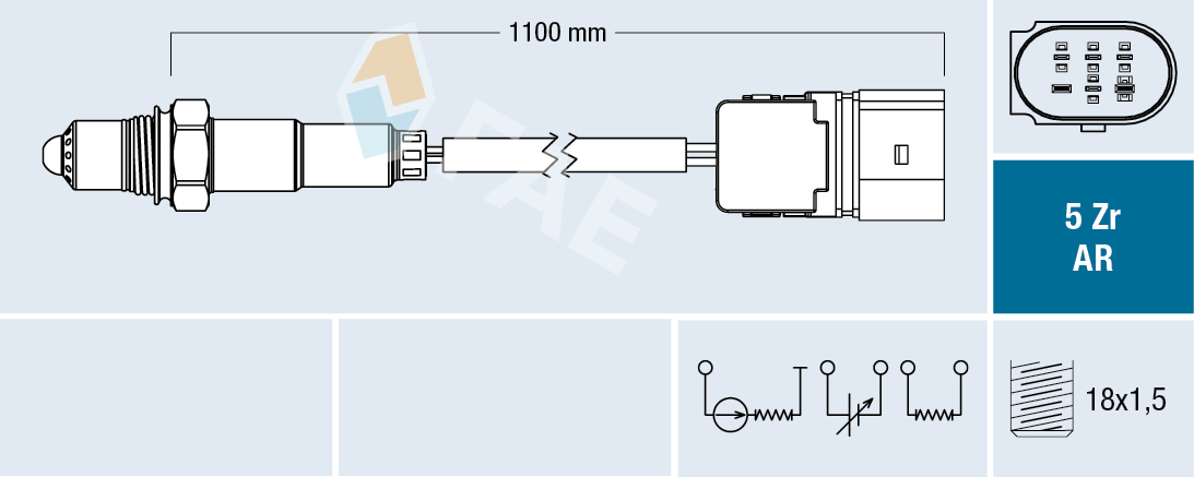 Lambda-sonde FAE 75136
