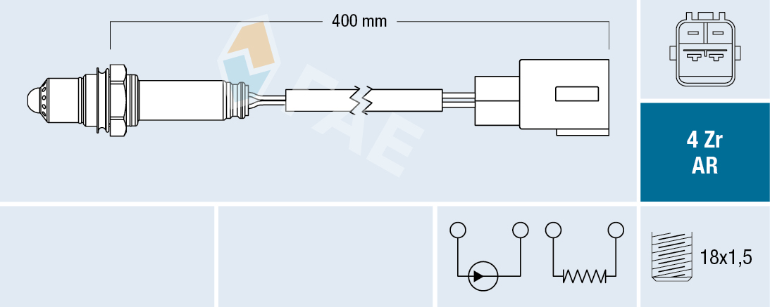 Lambda-sonde FAE 75603