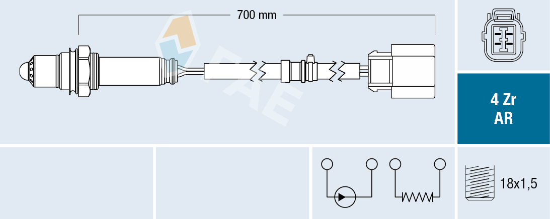 Lambda-sonde FAE 75609