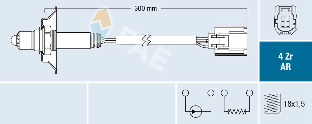 Lambda-sonde FAE 75624