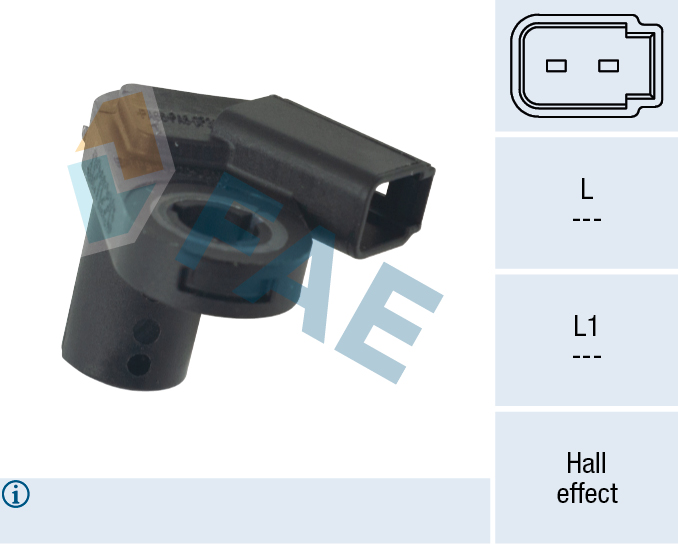 Sensor, snelheid, toerental FAE 76014