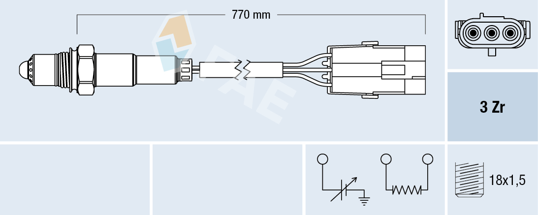 Lambda-sonde FAE 77115