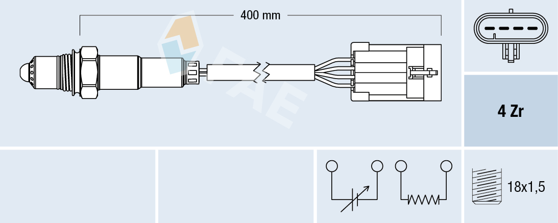Lambda-sonde FAE 77158
