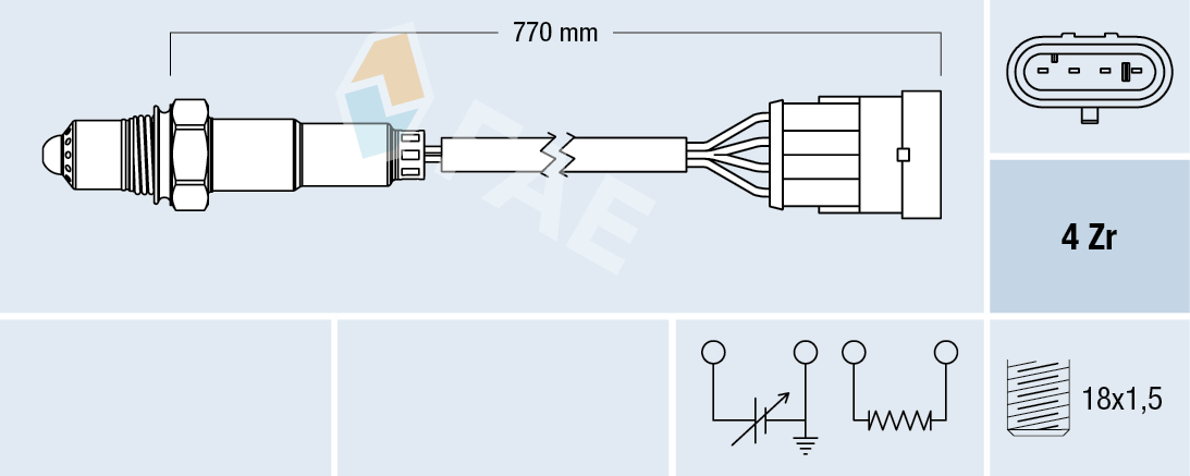 Lambda-sonde FAE 77160