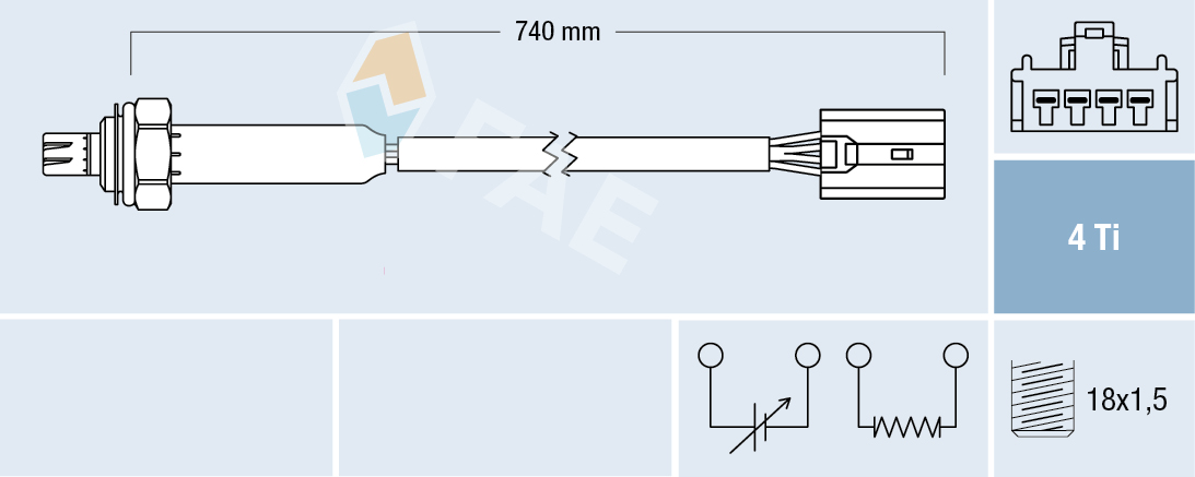 Lambda-sonde FAE 77189