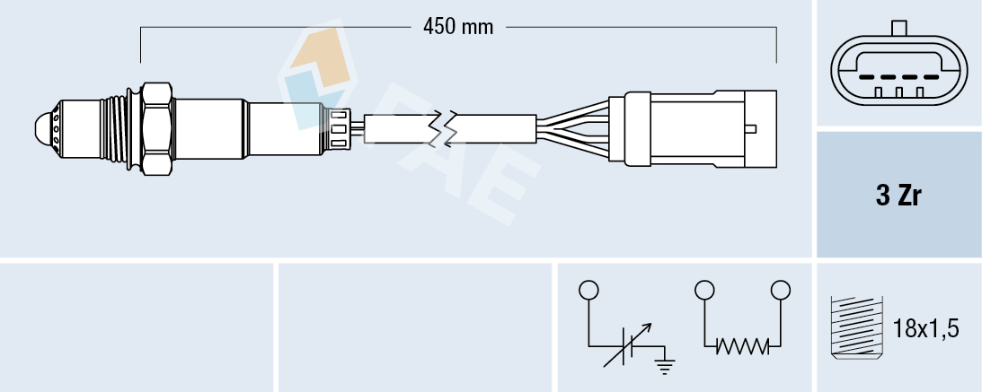 Lambda-sonde FAE 77222