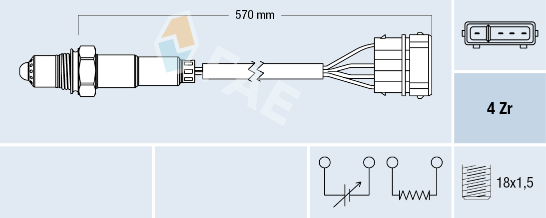 Lambda-sonde FAE 77239