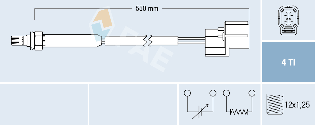 Lambda-sonde FAE 77350