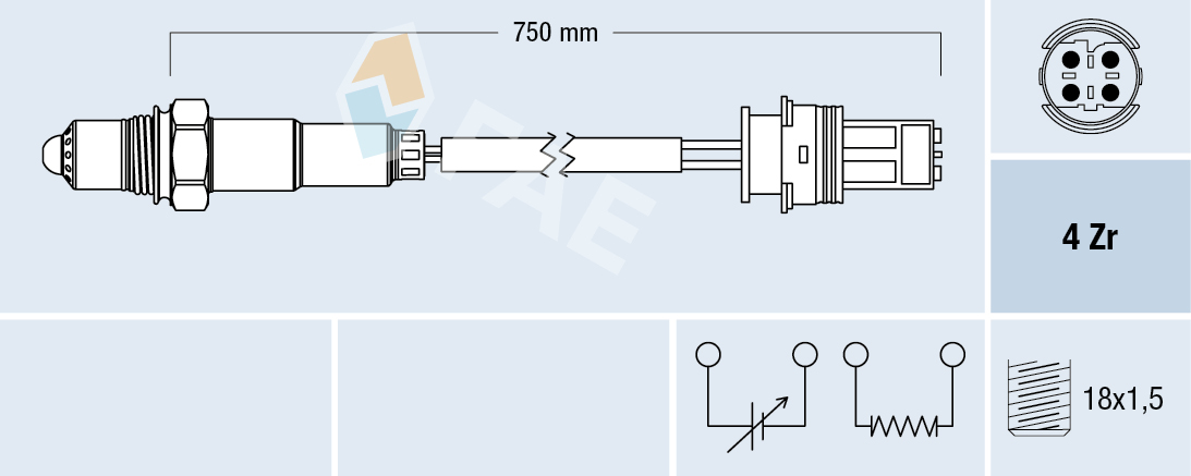 Lambda-sonde FAE 77386