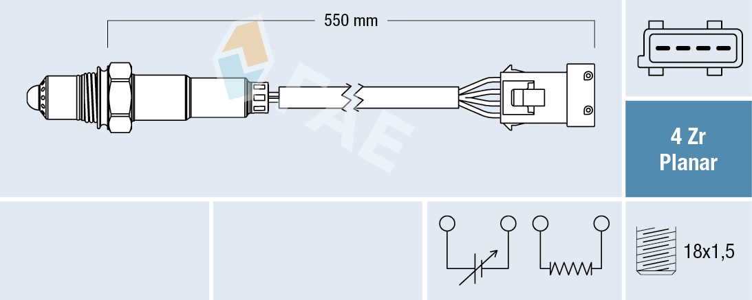 Lambda-sonde FAE 77411